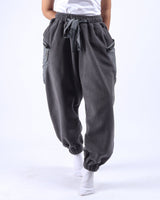 Fleece Cargo Sweatpants - Grey - GARUDA