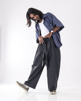 Masters Pants - Grey Cotton Linen - GARUDA