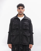 Polyester Field Jacket - Black - GARUDA