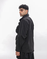 Polyester Field Jacket - Black - GARUDA