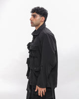 Polyester Field Jacket - Black - GARUDA