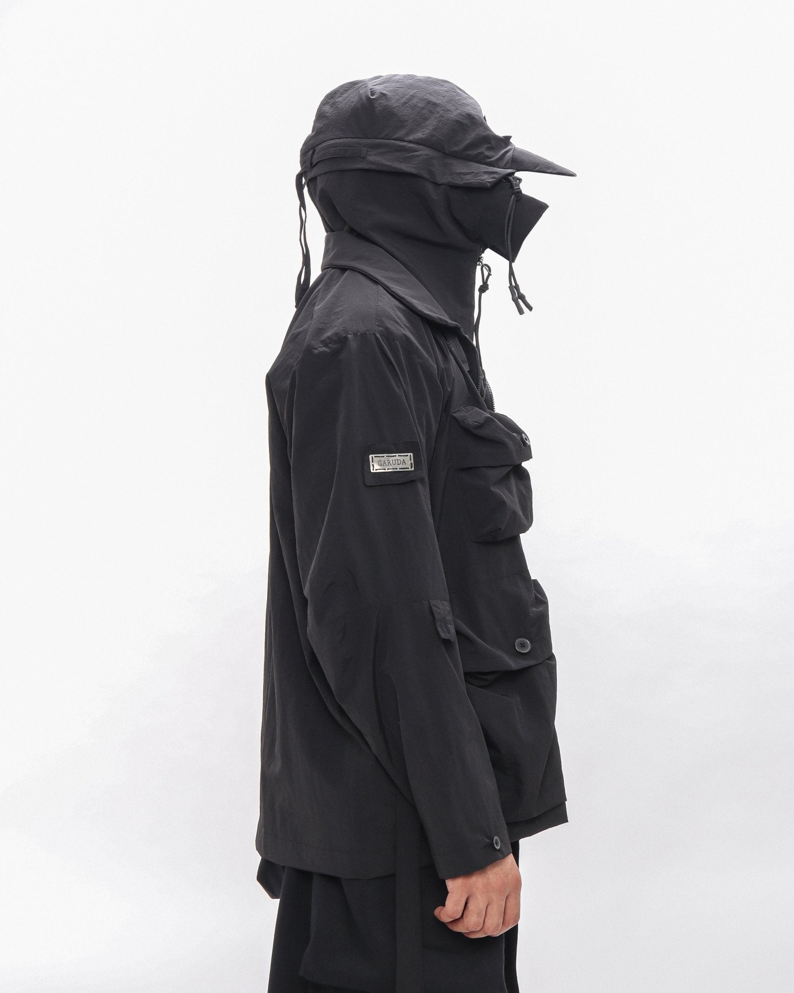 Polyester Field Jacket - Black - GARUDA