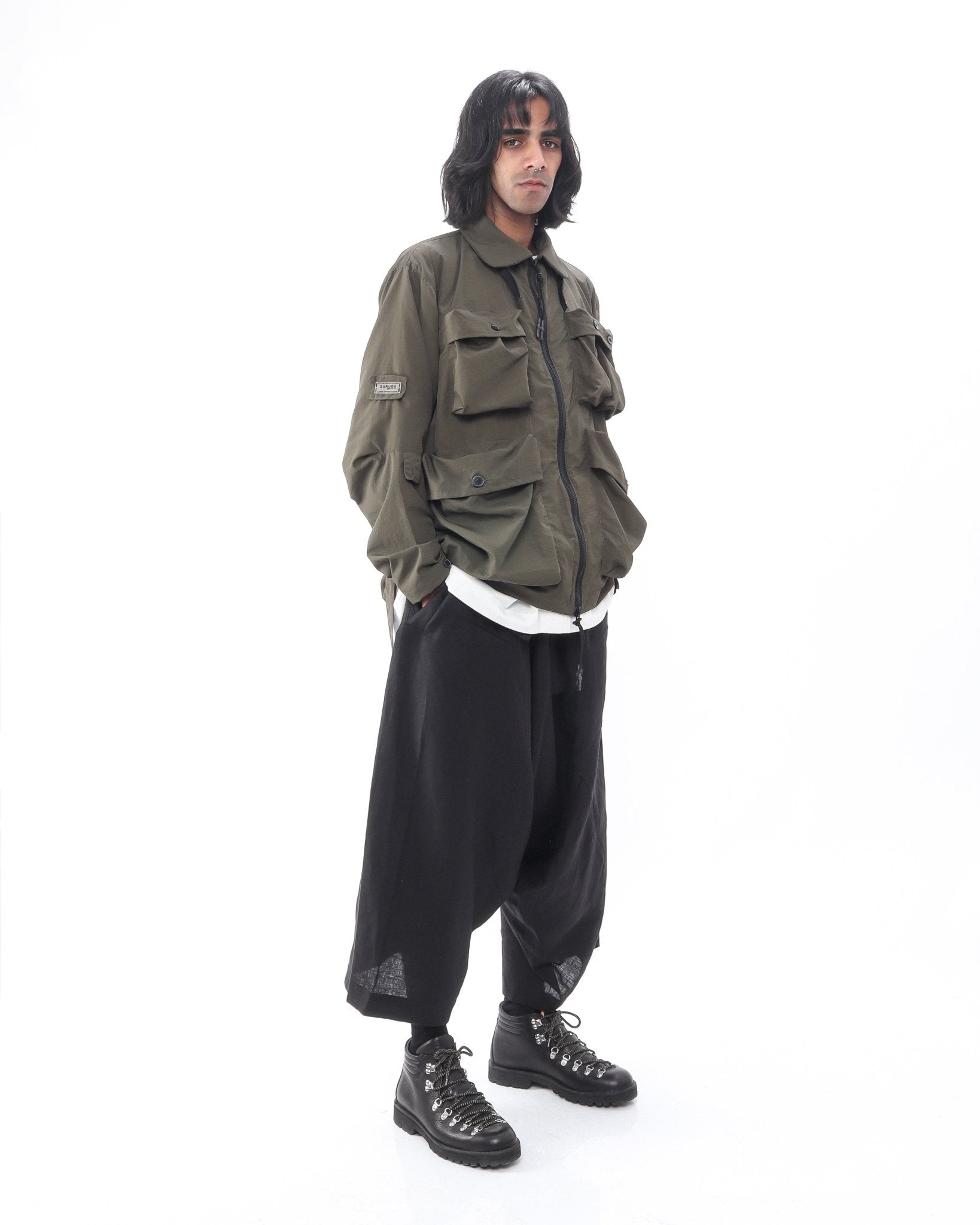 Polyester Field Jacket - Olive - GARUDA