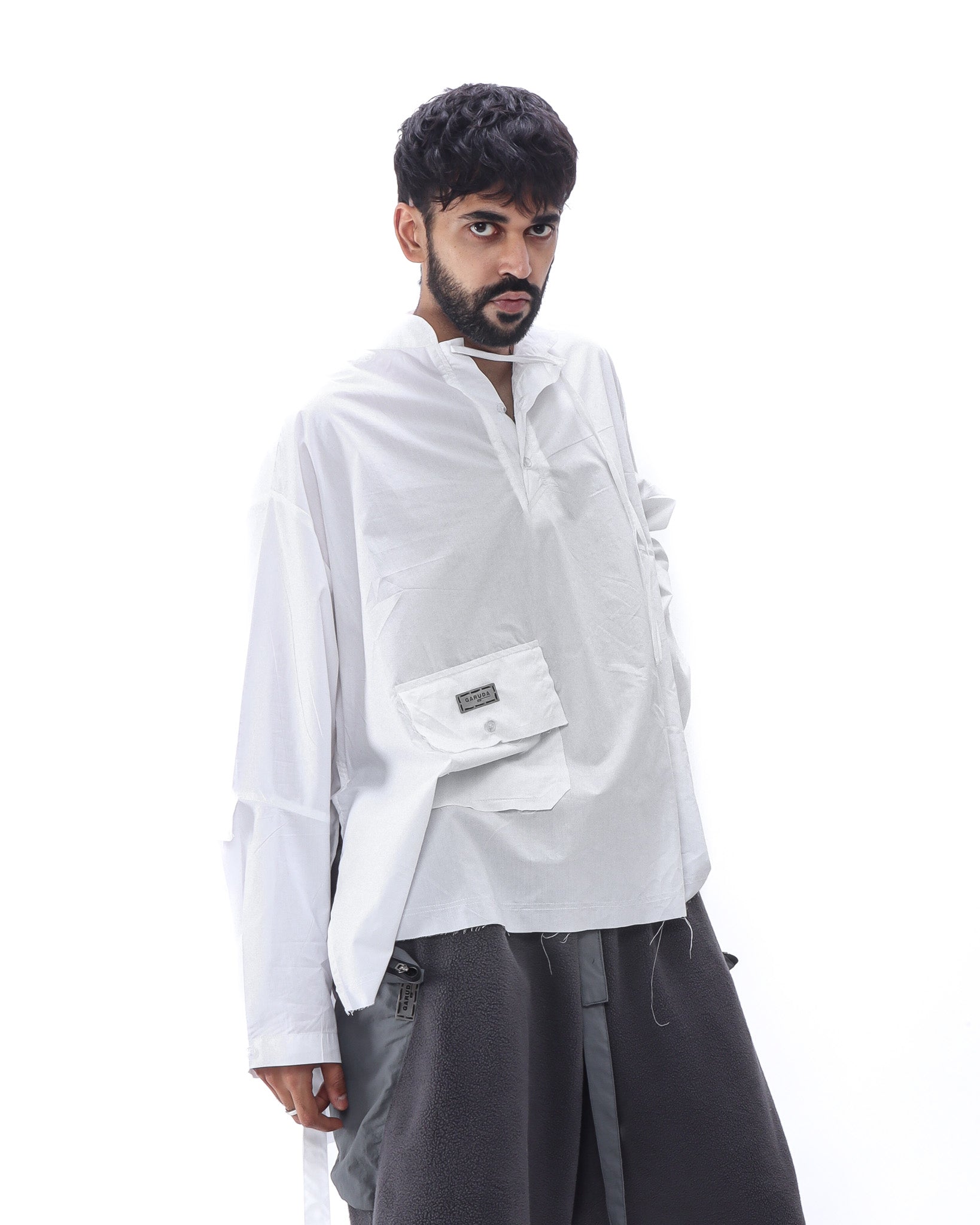 Poplin Tunic - White - GARUDA