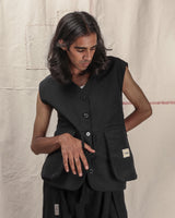 REVERSIBLE WAIST COAT - GARUDA