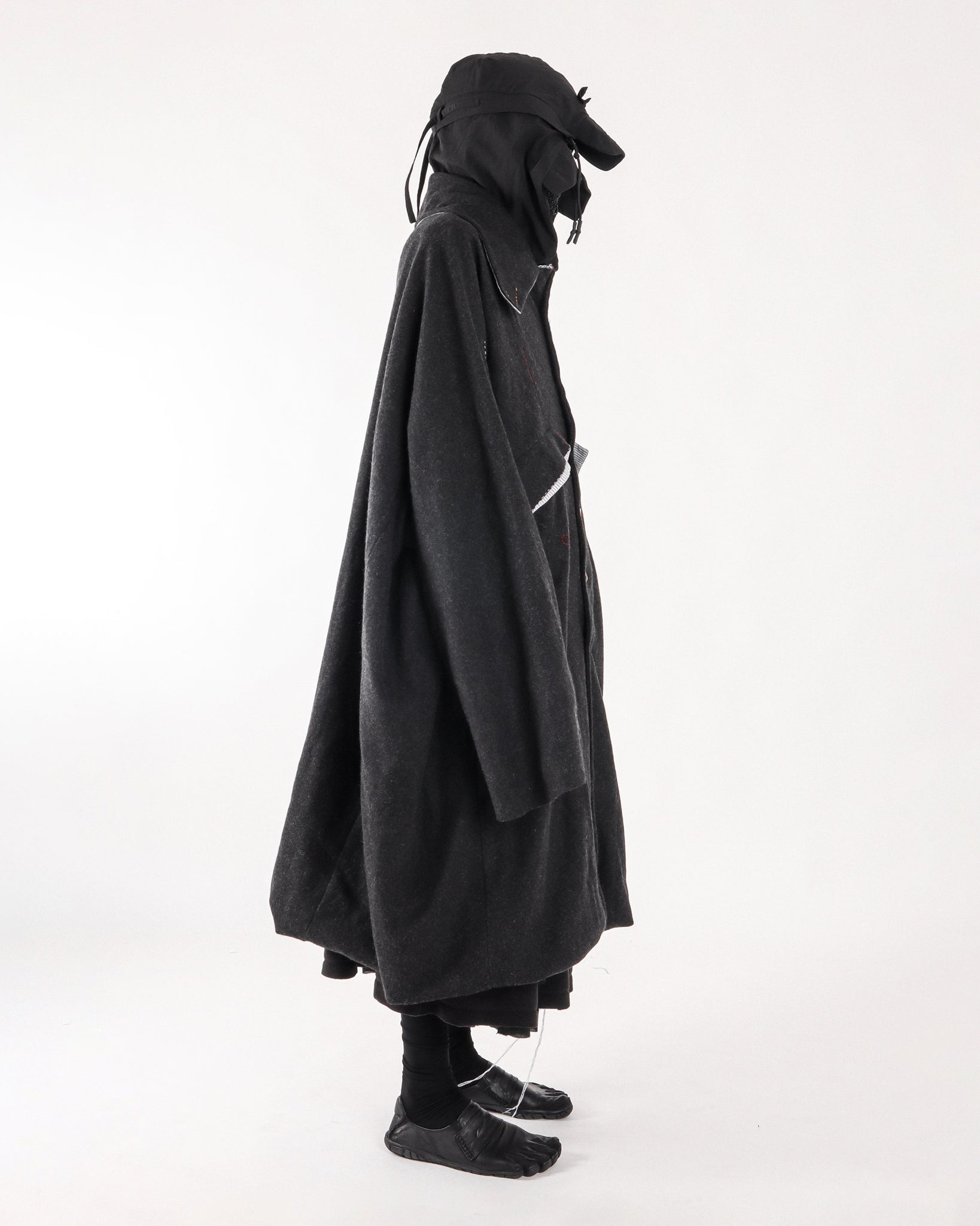 (UN) LINED WOOL COAT - GARUDA