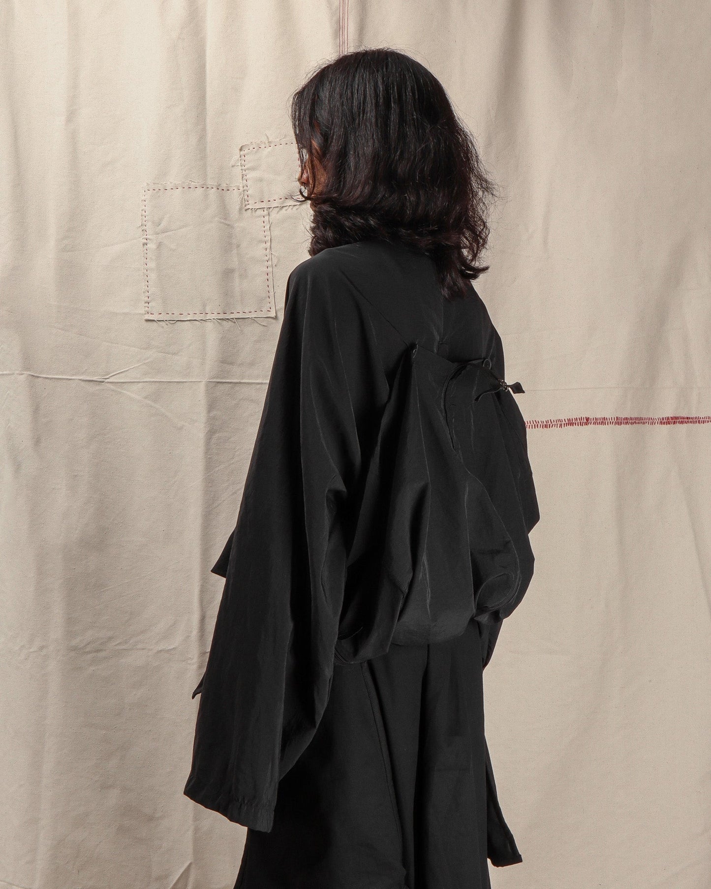 CONVERTIBLE ZIPPER COAT - GARUDA