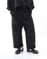 Double Knee Pant - Black/Black - GARUDA