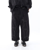 Double Knee Pant - Black/Black - GARUDA