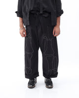 Double Knee Pant - Black/Black - GARUDA