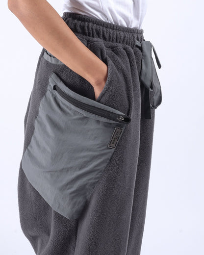 Fleece Cargo Sweatpants - Grey - GARUDA