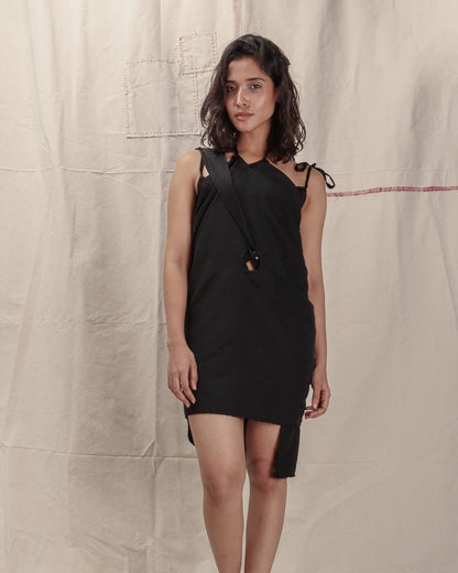 PIERCED WRAP DRESS - GARUDA