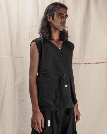 REVERSIBLE WAIST COAT - GARUDA